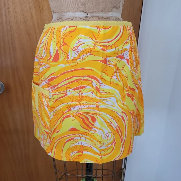 Vintage Lilly Pulitzer Tiger Print Mini Skirt - Picture 2 of 8